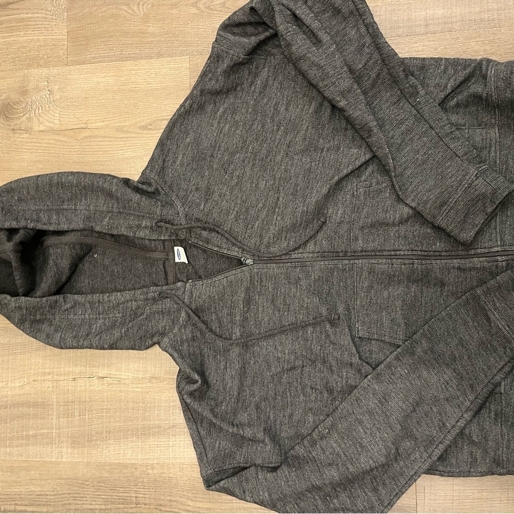 Old Navy Charcoal Zip-Up Hoodie